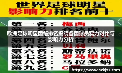 欧洲足球明星国籍排名揭晓各国球员实力对比与影响力分析
